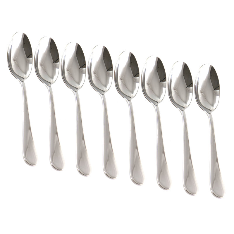 Ensemble de 8 cuillères à dîner en acier inoxydable 8 pièces