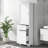 Tall Bathroom Storage Cabinet With Adjustable Shelf And Two Different Size Drawers, Freestanding MDF Board With Painted Finish-1944202454