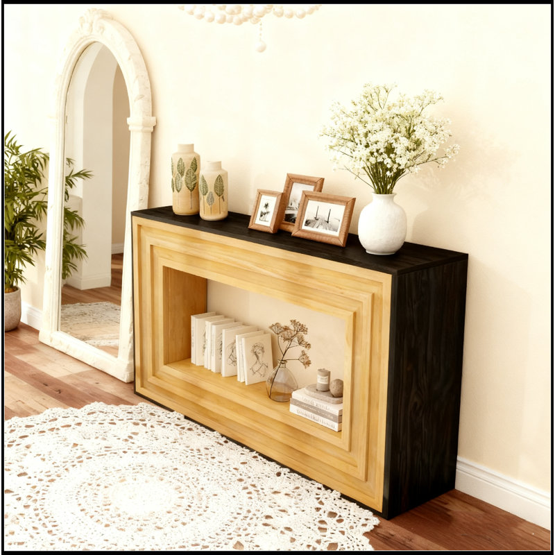 Console Contrast avec structure en bois stratifié
