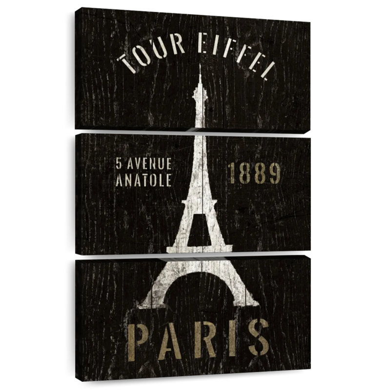 Nicci Refurbished Eiffel Tower, 45" H x 28" W