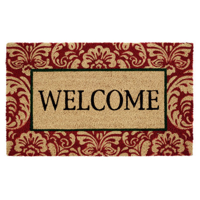 Tapis de porte d’extérieur antidérapant 30" x 18" Bendet