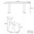 Modern light luxury rectangular dining table set-103235558