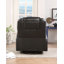 Fauteuil inclinable manuel / oscillant électrique de 34 po de large avec masseur Arrik-26862583