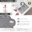 Évier de cuisine encastré ou double encastré en acier inoxydable de calibre 18 de 29 po x 18 po, calibre 18, encastré 50/50