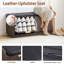 Banc de rangement rembourré pour 12 paires de chaussures avec 2 tiroirs rabattables-613293203