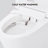 Smart Toilet Bidet Combo With Self-Cleaning Nozzle,Upmarket Compact Dual Flush Toilet 1/1.28 GPF,Tank Less Toilet With Foot Sensor Flush,White Night Light,Knob Control,Power Outage Flushing,Soft Close
