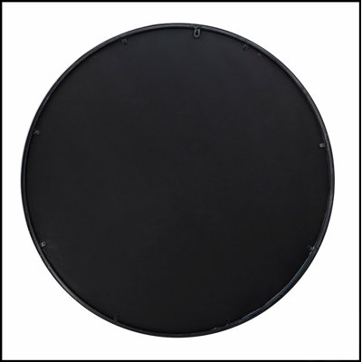 Miroir mural rond en verre antique D36