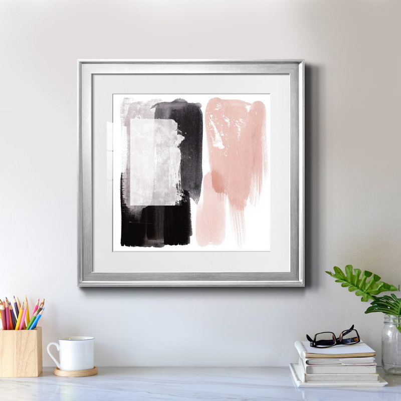 Coexistance V-Premium, reproduction encadrée prête à être accrochée, H 30,5 po x l 30,5 po x P 1,5 po, Blanc