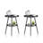Krystyn Round Steel Outdoor Side Table