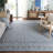 Mallisa Hand Tufted Wool/Cotton Geometric Rug in Blue-2081774150