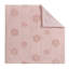 Ensemble d'édredon 4 pièces en chenille capitonnée réversible à motif floral / grand avec coussin décoratif rose, 4 pièces