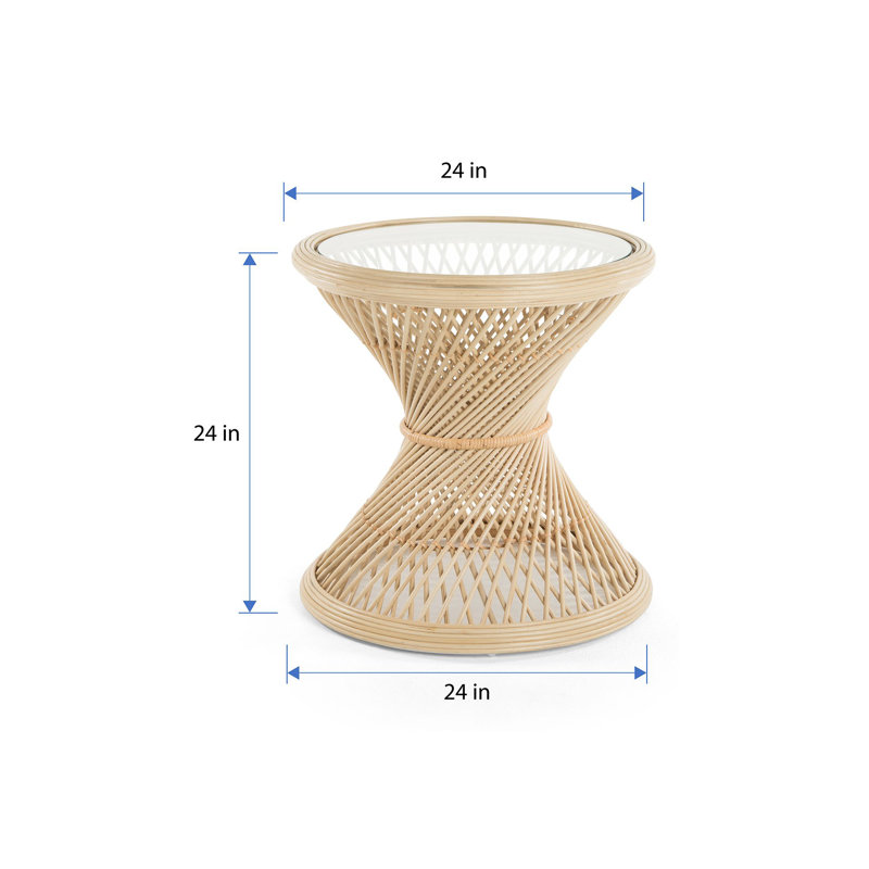Table de bout Aylon, Naturel