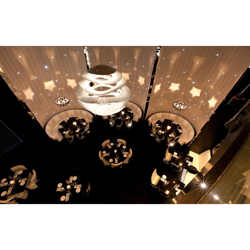 Buckle 1 - Light LED Chandelier, 27.5" H x 27.5" W x 27.5" D