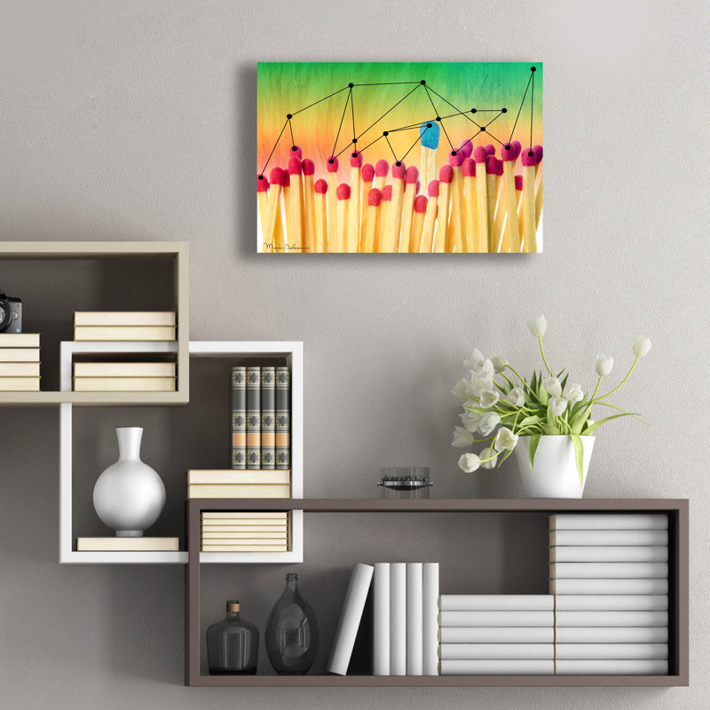 «Matches 2» par Mark Ashkenazi, H 16 po x l 24 po x P 0,2 po