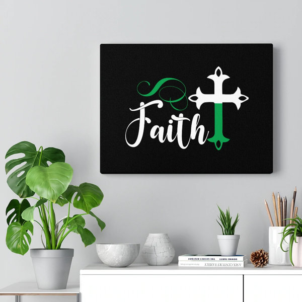 Trinx Faith Christian Wall Art Bible Verse Print Ready To Hang 