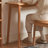 Wood Color L-Shaped Solid Wood Desks-108744099-108744098