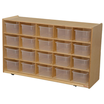 Rangement Tip-Me-Not 20 plateaux avec plateaux translucides