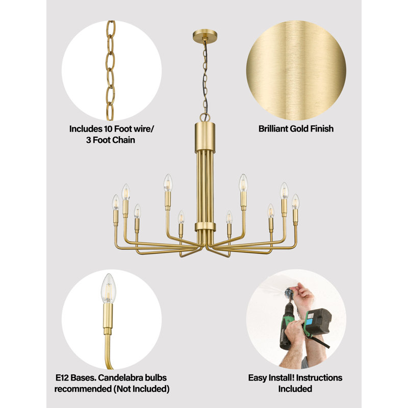 Amein 10 - Light Chandelier