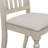 Azhani Linen Slat Back Side Chair