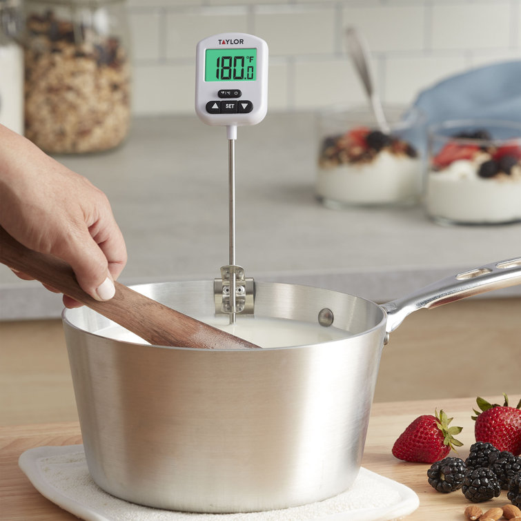 Taylor Candy and Deep Fry Analog Thermometer with Adjustable Pan