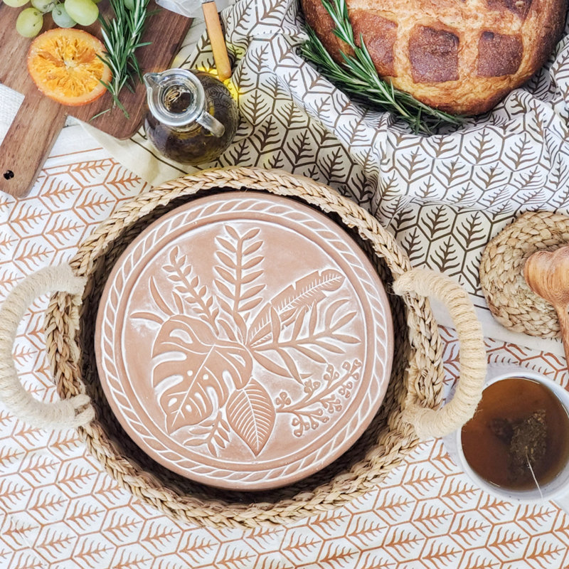 Réchaud à pain et panier - rond de plante