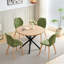Modern Fabric Dining Chairs with Wooden Legs, Diamond Quilted Padded Side Chairs-853305952-853305964-853305966