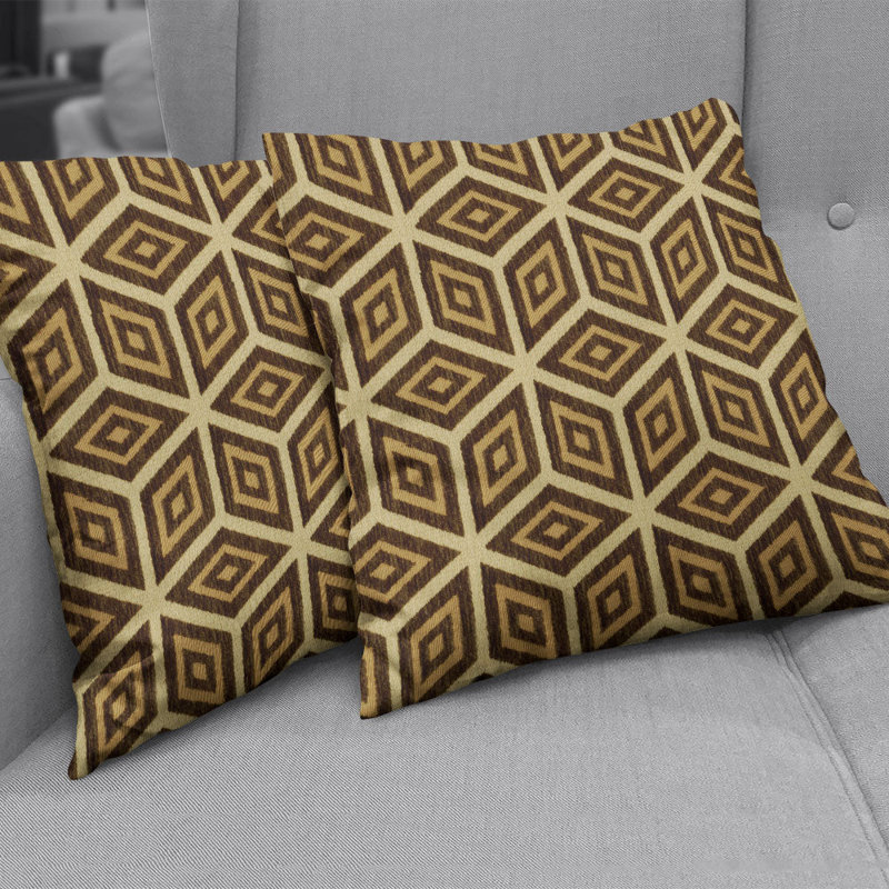 Tissu Parfait, Jaune / brun