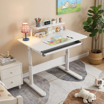 Bureau pour enfants à hauteur réglable 39 po avec bureau inclinable