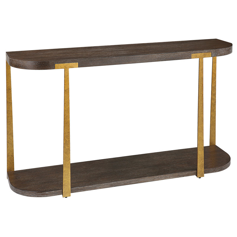 Everly Quinn Latitude Run® Palisade Wood Console Table | Wayfair