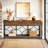 70.8" Console Table with 3 Drawers and Shelves