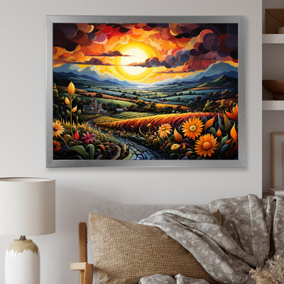 «Whimsical Magical Fields» sur impression sur toile