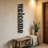 Metal Welcome Wall Art (Can be hung vertically in either direction)