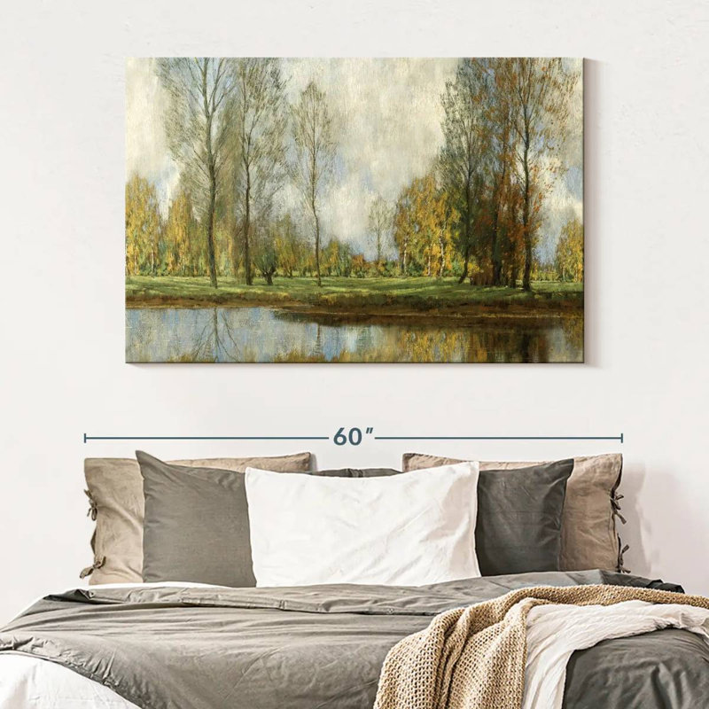 Down By The Water I, 34" H x 51" W