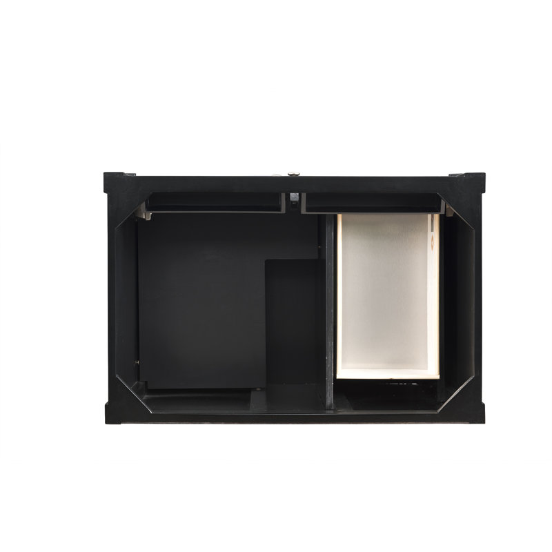 Brittany 36'' W Single Bathroom Vanity Base, Black Onyx