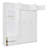 Queen Size Wall Murphy Bed With Top Cabinet,Shelves  And  Wardrobe, Space Saving Foldable Bed,White