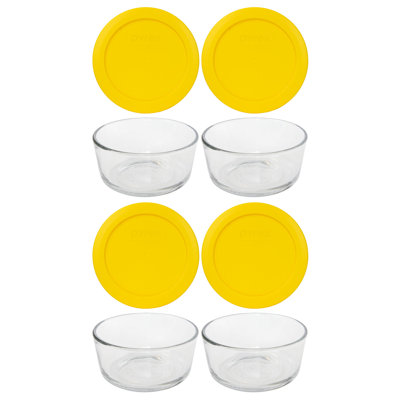 Bols en verre Pyrex 7200 et couvercles assortis 7200 PC