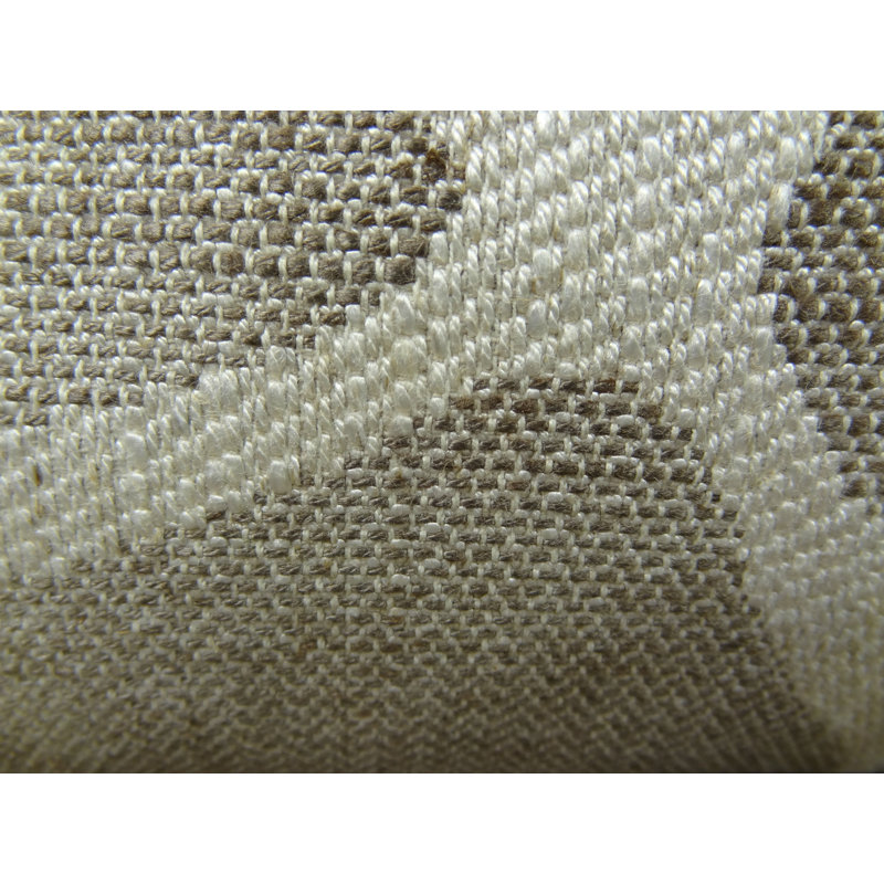 Coussin Sable, H 24 po x l 24 po, Gris / Blanc, Polyester