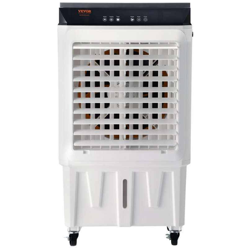 Refroidisseur d'air par évaporation, 2100 CFM, refroidisseur de marais oscillant à 135 °