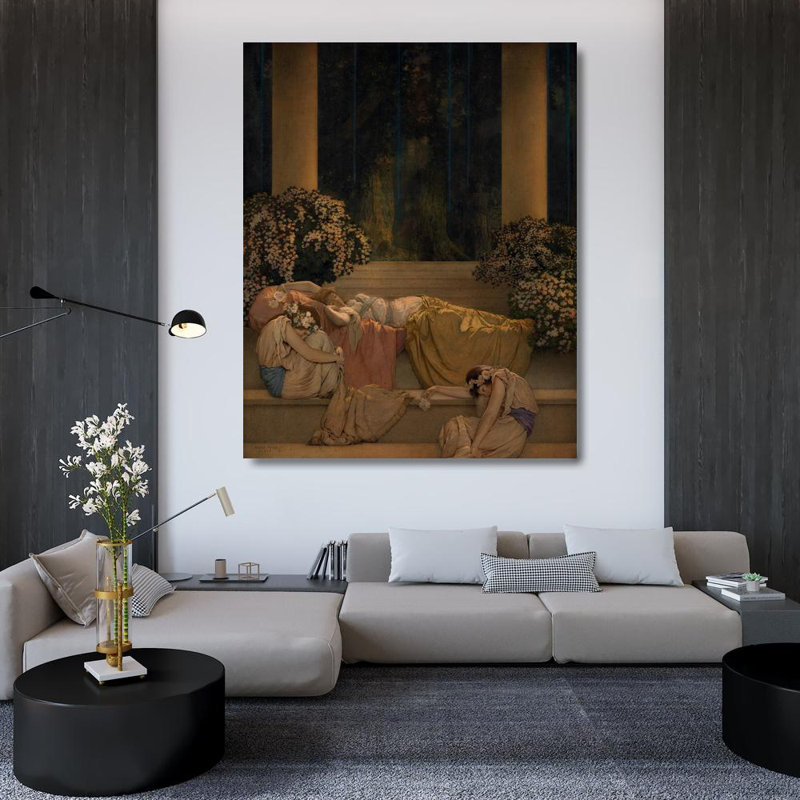 La Belle au bois dormant, H 45 po x l 36 po