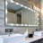 Silver Full Length Floor Mirror With 3 Color Lights: 63"X24", Brightness Options, Aluminium Frame, For Living Room 63"X24" Colors & Levels, Touch Control, Frame-507253267