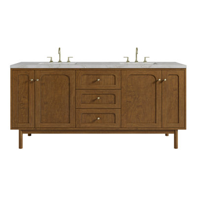 Laurent 72" Double Bathroom Vanity Set