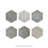 Heritage Hex 7" x 8" Porcelain Stone Look Wall & Floor Tile-55166509
