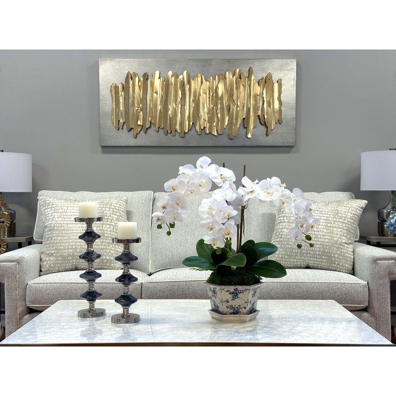 Orchid Faux Floral in Pot