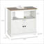 Armoire de rangement peu encombrante, panneau de particules, style maison de campagne, conception compacte