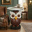 Table d'appoint hibou