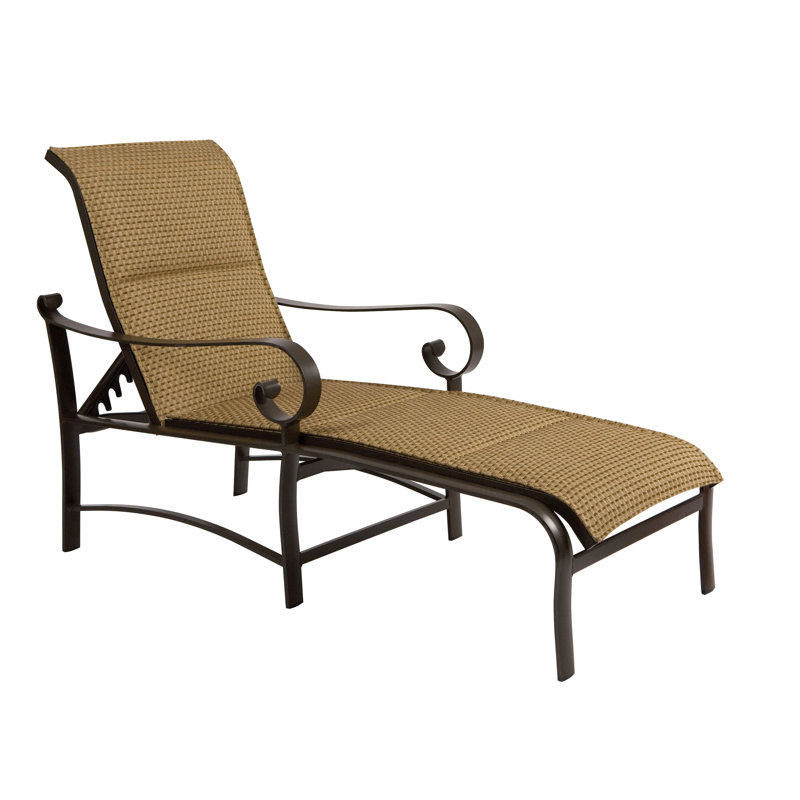 Belden Outdoor Chaise Lounge, Graphite, Pewter