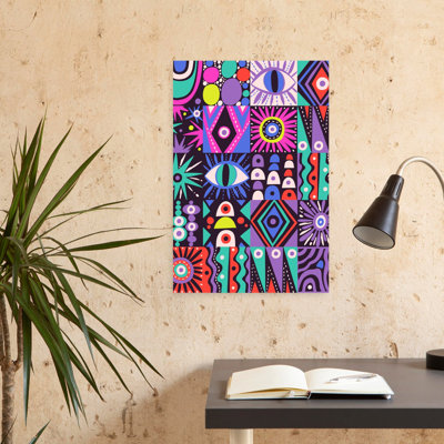 Contemporary Art Abstract Bold Colorful Landscape Nature Wall Art