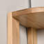 Tablette d'angle, 4 pièces, en bois de hickory massif américain-97831689