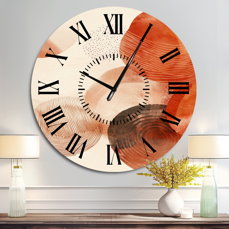 Horloge murale bohémienne Boho, Surdimensionné