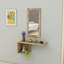 Emanoila Flat Mirror with Shelves-347195391